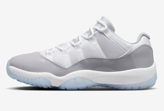 Official Images: Air Jordan 11 Low Cement Grey - The Box Shop UK