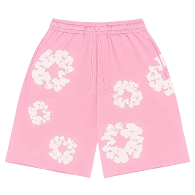 Denim Tears The Cotton Wreath Shorts 'Pink'