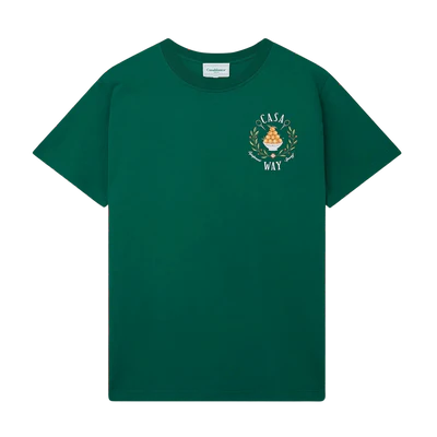 Casablanca Casa Way T-Shirt 'Evergreen'