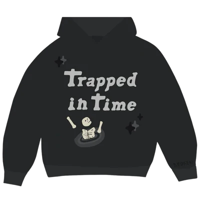 Broken Planet Trapped in Time Hoodie 'Soot Black'