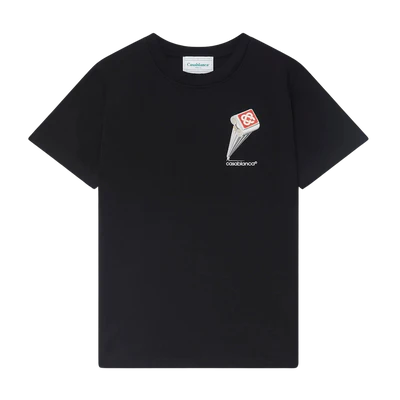 Casablanca Leaning Column T-Shirt 'Black'