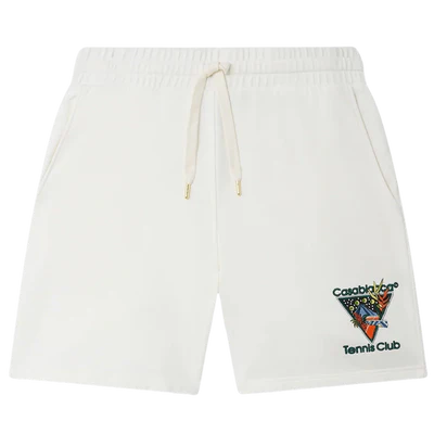 Casablanca Tennis Club Icon Sweatshorts 'White'