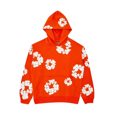 Denim Tears The Cotton Wreath Hooded Sweatshirt 'Orange'