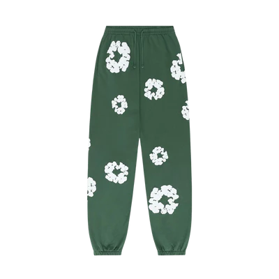 Denim Tears The Cotton Wreath Sweatpants 'Green'