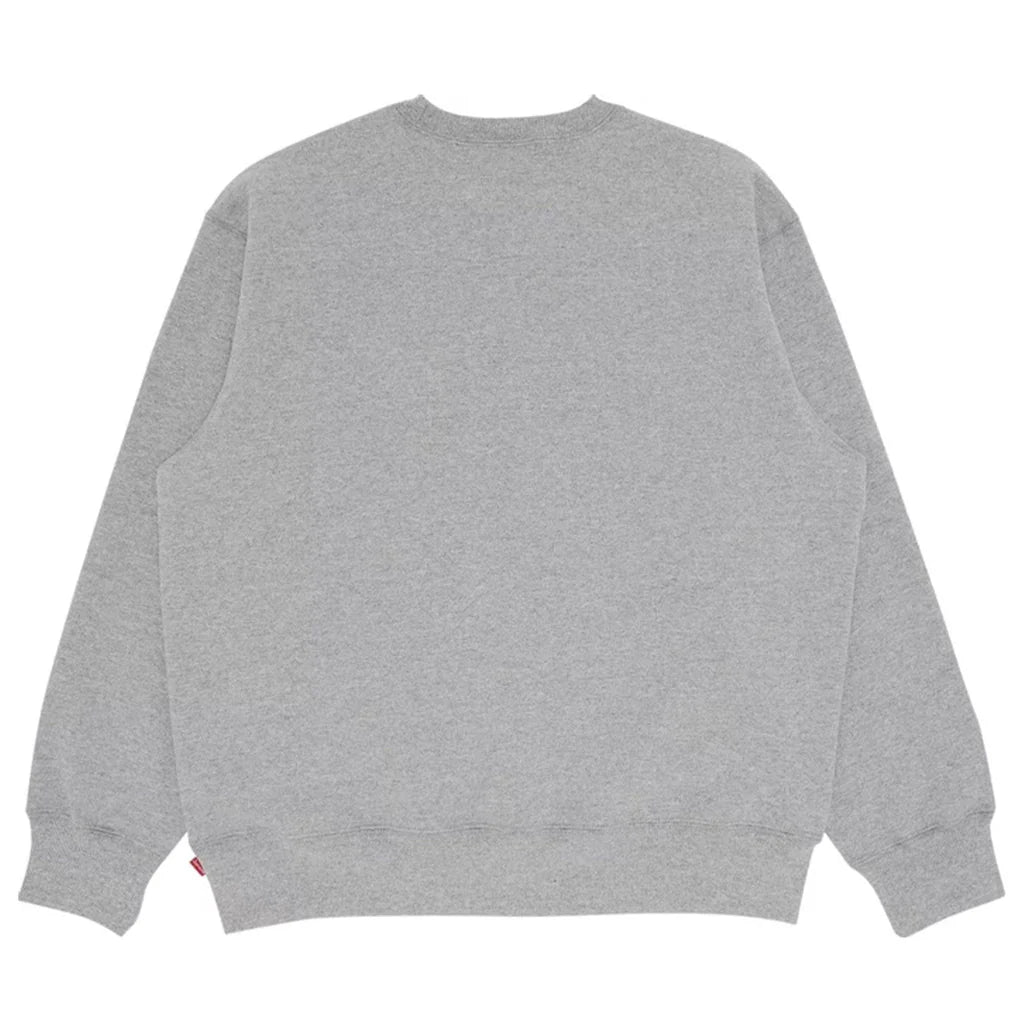 Supreme Box Logo Crewneck 'Heather Grey' (FW22)