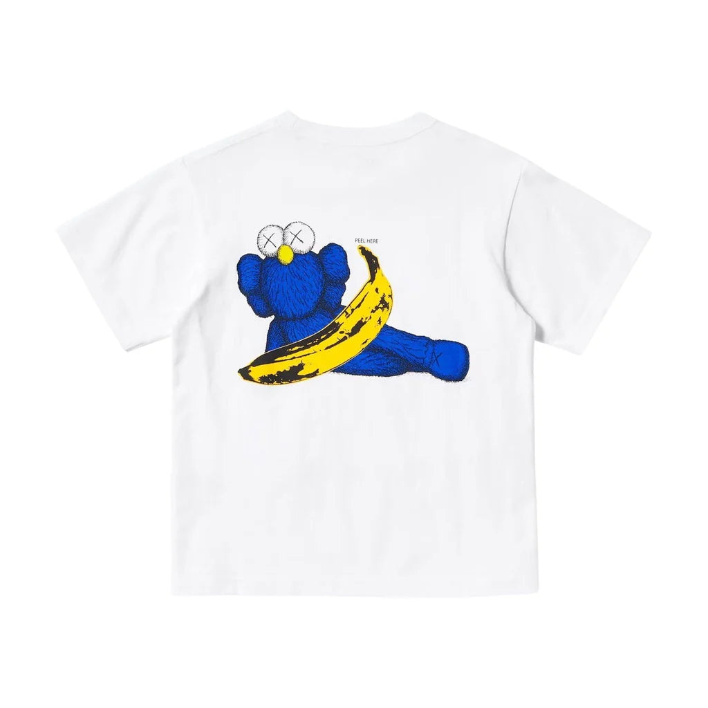 KAWS x Warhol x UNIQLO UT Graphic T-Shirt Kids 'White Blue'