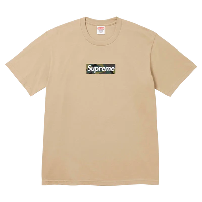 Supreme Box Logo Tee Khaki FW23