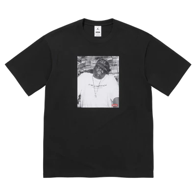 Supreme x Jordan Biggie Tee 'Black'