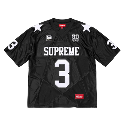 Supreme Star Football Jersey 'Black'