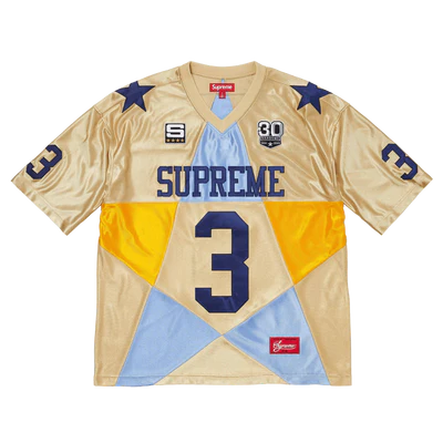 Supreme Star Football Jersey 'Gold'