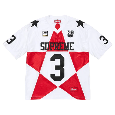 Supreme Star Football Jersey 'White'