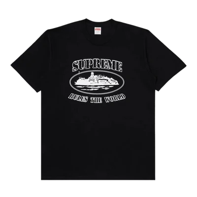 Supreme Corteiz Rules The World Tee Black