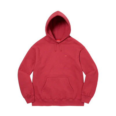 Supreme Small Box Hooded Sweatshirt Dark Red