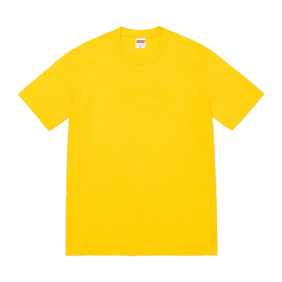 Supreme Tonal box Logo Tee 'Yellow'