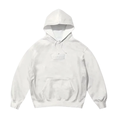 Supreme x MM6 Maison Margiela Foil Box Logo Hoodie 'White'