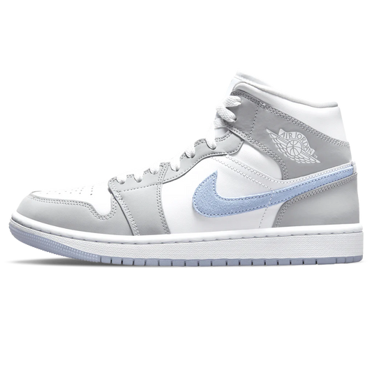 Air Jordan 1 Mid Wmns 'White Wolf Grey'