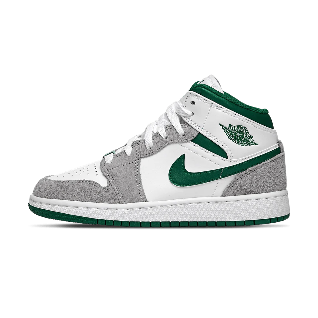 Air Jordan 1 Mid GS 'Green Grey'