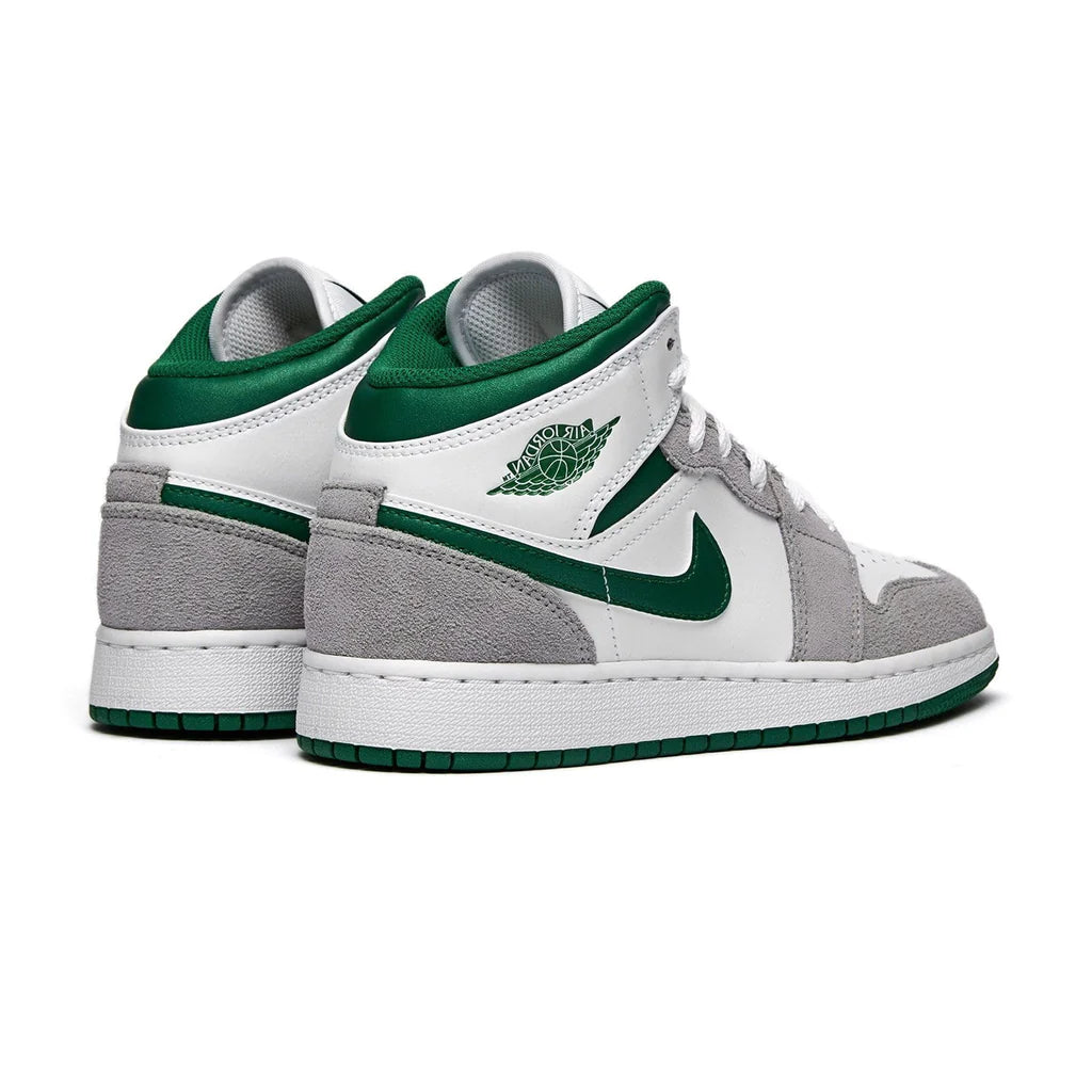 Air Jordan 1 Mid GS 'Green Grey'