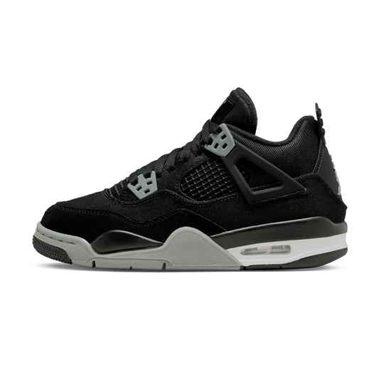 Air Jordan 4 Retro SE GS 'Black Canvas'