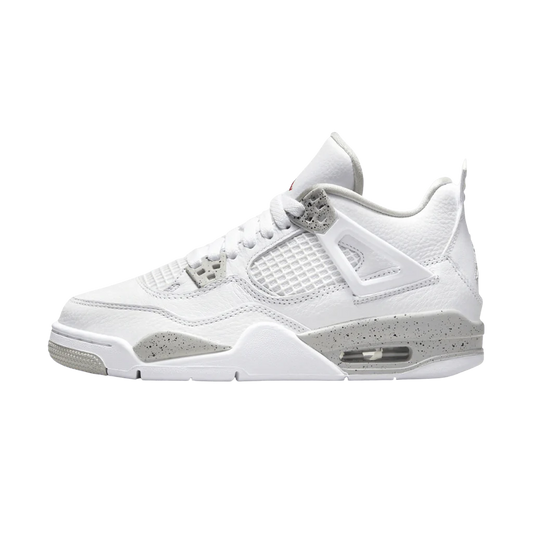 Air Jordan 4 Retro GS 'White Oreo'