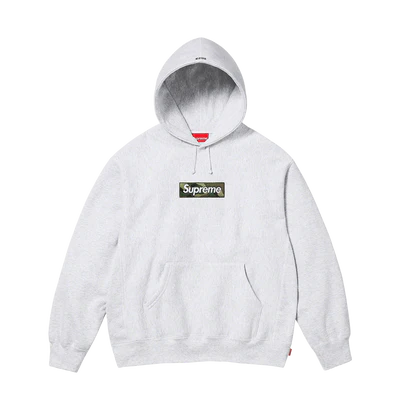 Supreme Box Logo Hoodie FW23 'Ash Grey'