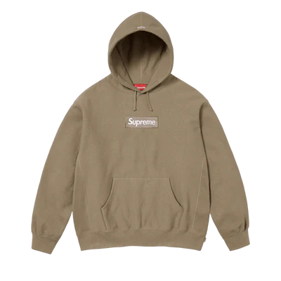 Supreme Box Logo Hoodie FW23 'Dark Sand'