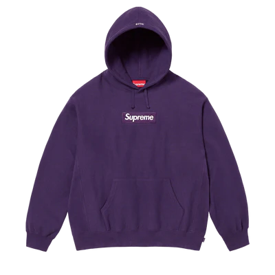 Supreme Box Logo Hoodie FW23 'Dark Purple'