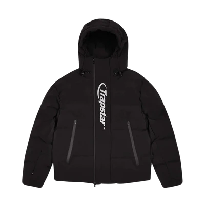 Trapstar Hyperdrive Technical Puffer - Black/Reflective